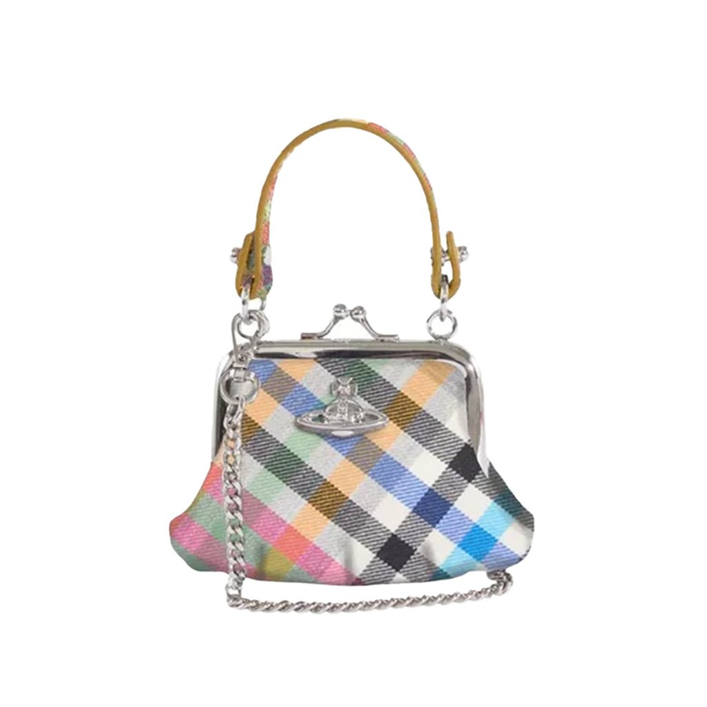[Vivienne Westwood] Mini Granny BagBagsVivienne WestwoodDPUS Designer Outlet8053195384471Heather Check[Vivienne Westwood] Mini Granny Bag