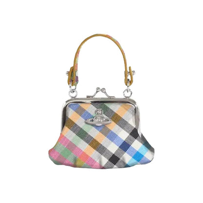 [Vivienne Westwood] Mini Granny BagBagsVivienne WestwoodDPUS Designer Outlet8053195384471Heather Check[Vivienne Westwood] Mini Granny Bag