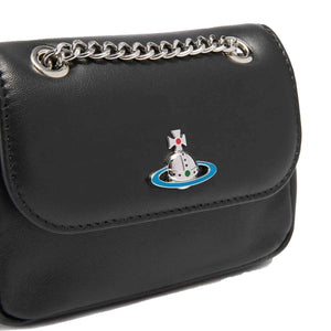 Vivienne Westwood Nappa Small Purse With Chain in BlackHandbagsVivienne WestwoodDPUS8050889301141Vivienne Westwood Nappa Small Purse With Chain in Black