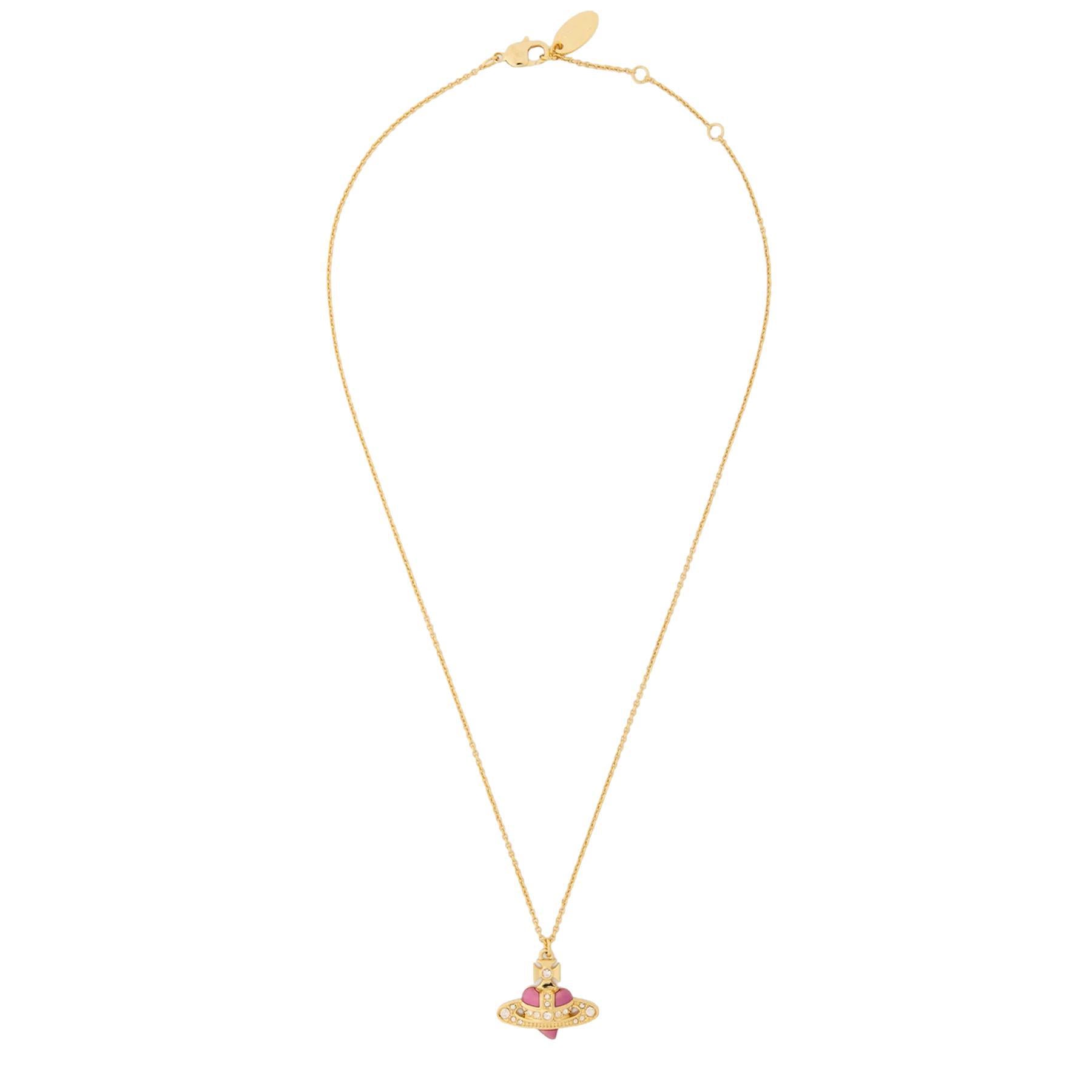 Vivienne Westwood New Diamante Heart Pendant in Gold / Light Gold Quartz Crystal / FuchsJewelleryVivienne WestwoodDPUS Designer Outlet8053195230228Vivienne Westwood New Diamante Heart Pendant in Gold / Light Gold Quartz Crystal / Fuchs