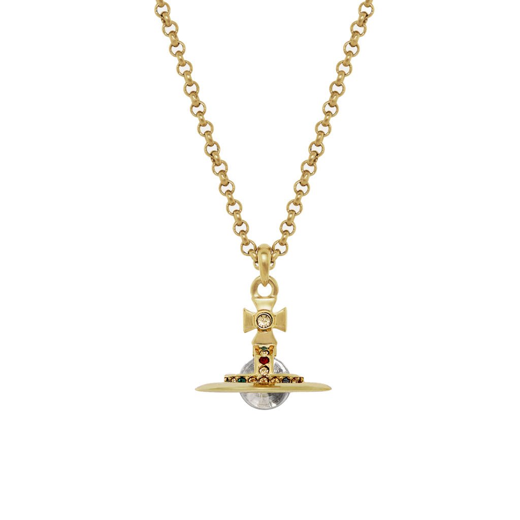 Vivienne Westwood New Petite Orb PendantJewelleryVivienne WestwoodDPUS Designer Outlet8050568222170GoldVivienne Westwood New Petite Orb Pendant