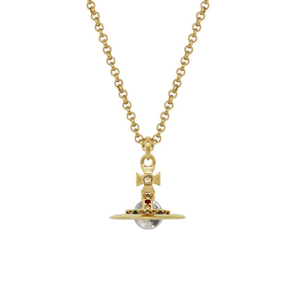 Vivienne Westwood New Petite Orb PendantJewelleryVivienne WestwoodDPUS Designer Outlet8050568222170GoldVivienne Westwood New Petite Orb Pendant