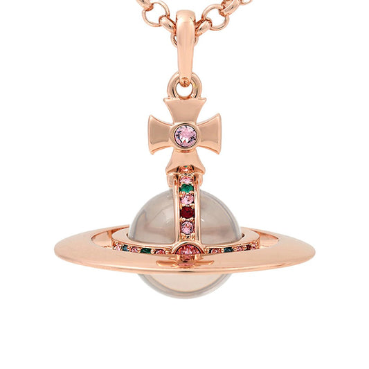 Vivienne Westwood New Petite Orb PendantJewelleryVivienne WestwoodDPUS Designer Outlet8050568222187Pink GoldVivienne Westwood New Petite Orb Pendant