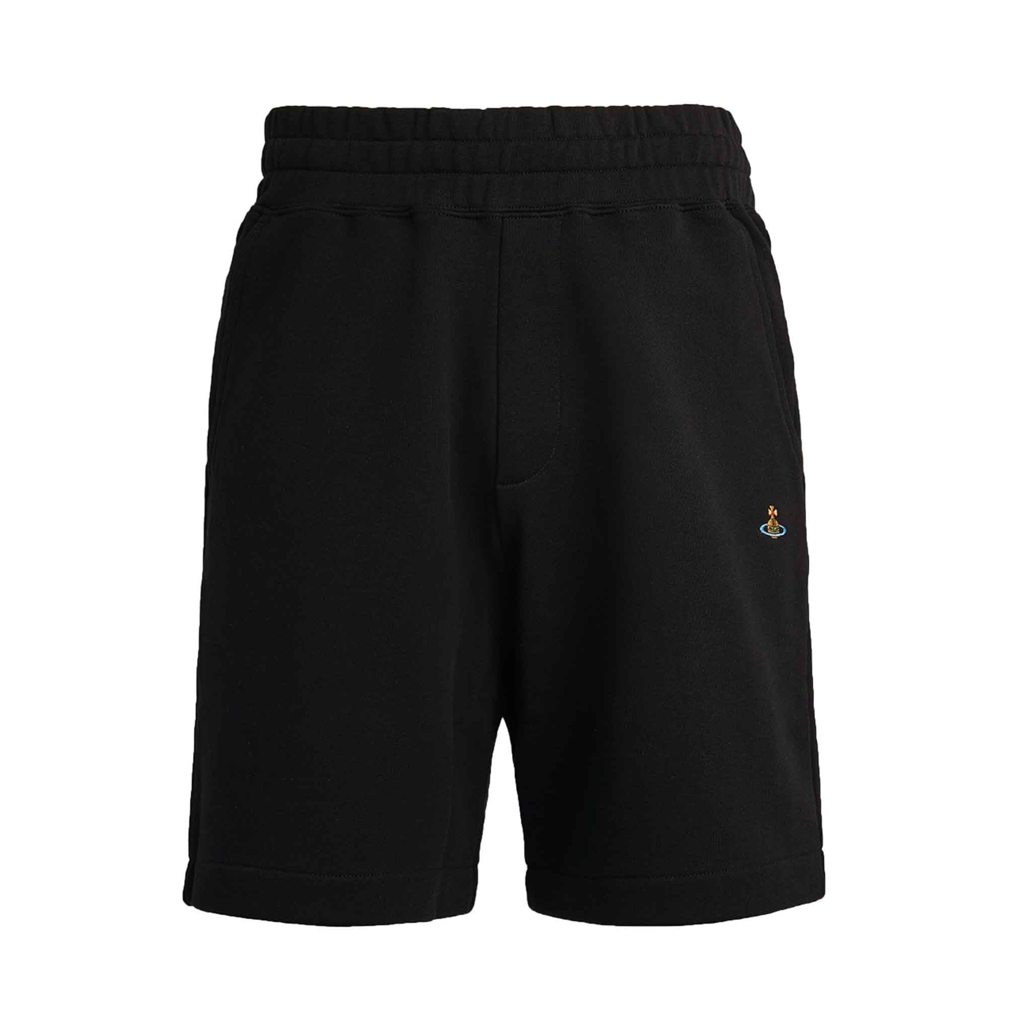 Vivienne Westwood Orb Embroidered Action Man Sweatshorts in BlackShortsVivienne WestwoodDPUSSVivienne Westwood Orb Embroidered Action Man Sweatshorts in Black