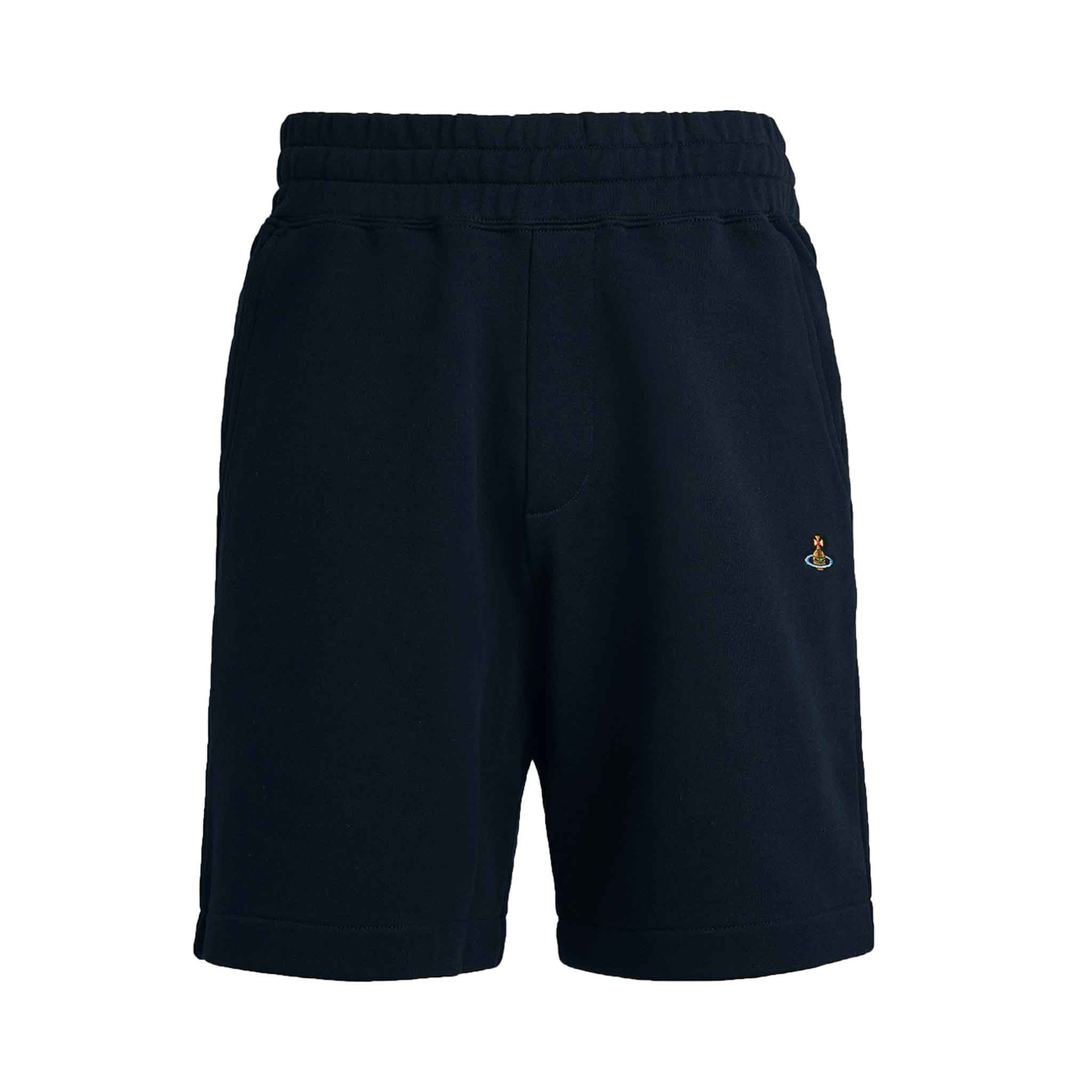 Vivienne Westwood Orb Embroidered Action Man Sweatshorts in NavyShortsVivienne WestwoodDPUSSVivienne Westwood Orb Embroidered Action Man Sweatshorts in Navy