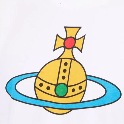 Vivienne Westwood Oversized Orb Classic T-ShirtT-ShirtVivienne WestwoodDPUS Designer OutletWhiteXXSVivienne Westwood Oversized Orb Classic T-Shirt