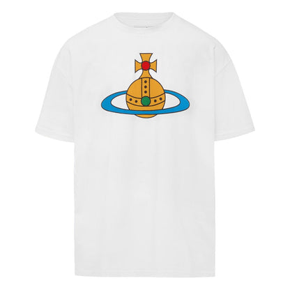 Vivienne Westwood Oversized Orb Classic T-ShirtT-ShirtVivienne WestwoodDPUS Designer OutletWhiteXXSVivienne Westwood Oversized Orb Classic T-Shirt