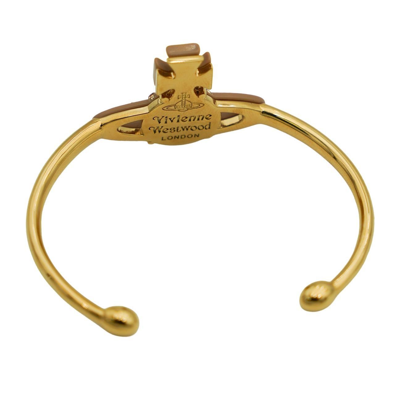 Vivienne Westwood Pop Orb Bangle in Gold/Light Colorado Topaz Crystal/LightJewelleryVivienne WestwoodDPUS Designer OutletVivienne Westwood Pop Orb Bangle in Gold/Light Colorado Topaz Crystal/Light