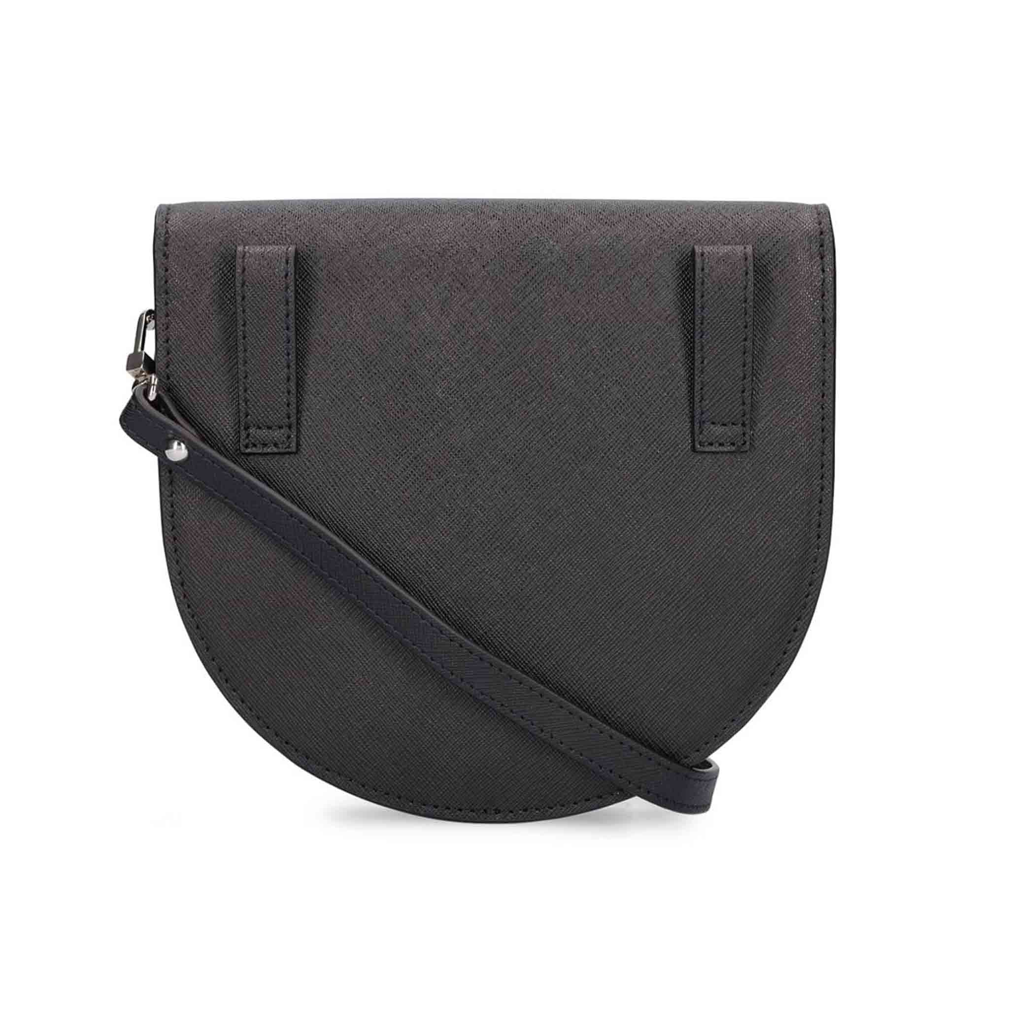 Vivienne Westwood Saffiano Leather Saddle Crossbody in BlackHandbagsVivienne WestwoodDPUS8050889294894Vivienne Westwood Saffiano Leather Saddle Crossbody in Black