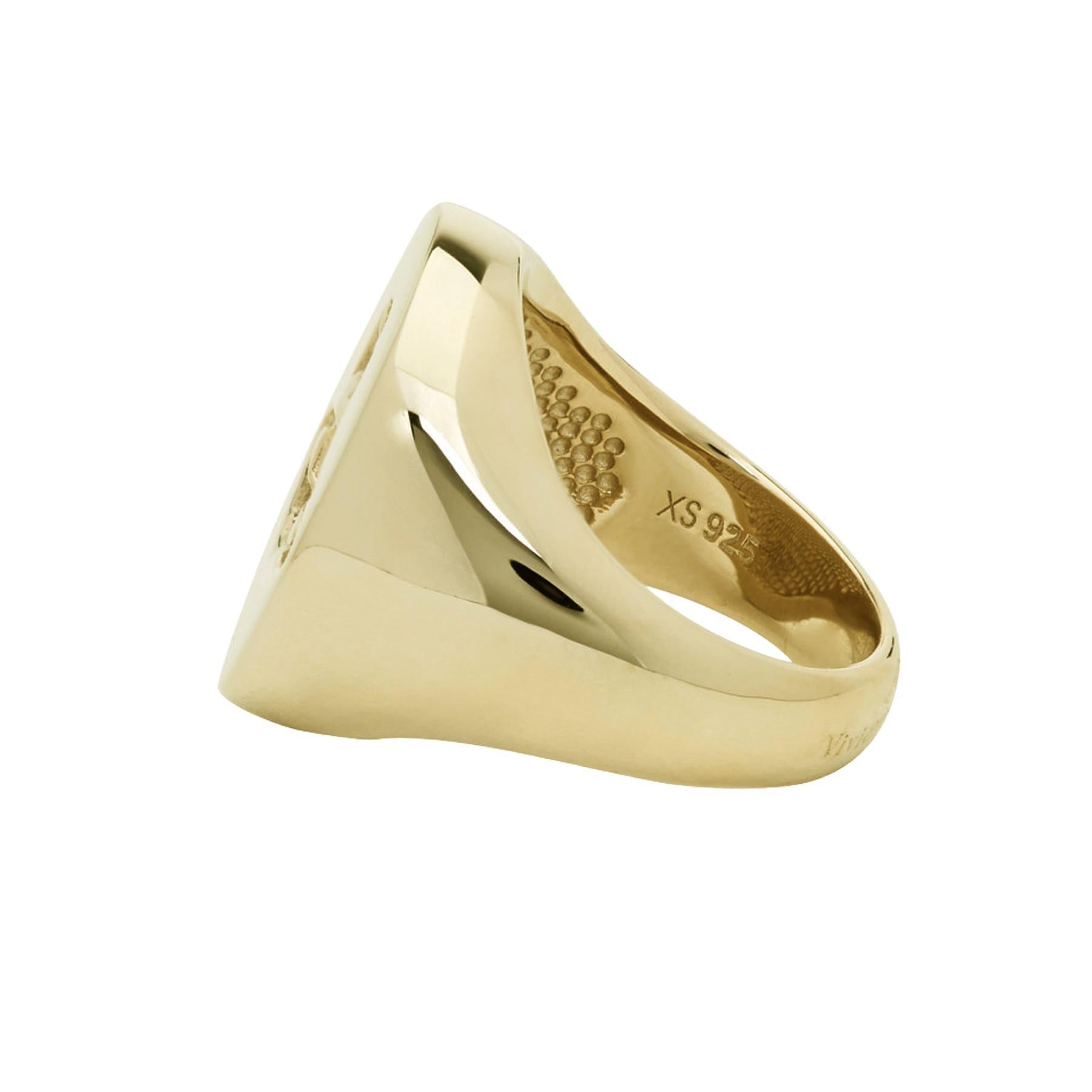 Vivienne Westwood Seal Ring in Gold (925)JewelleryVivienne WestwoodDPUS Designer Outlet8050568227052SVivienne Westwood Seal Ring in Gold (925)