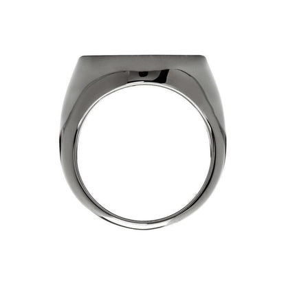 Vivienne Westwood Seal Ring in Ruthenium (925)