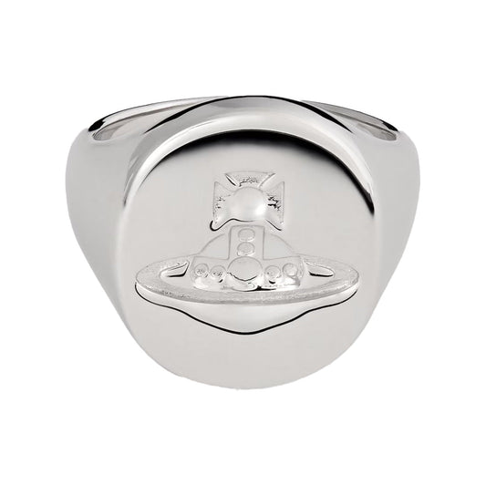 Vivienne Westwood Seal RingJewelleryVivienne WestwoodDPUS Designer Outlet8050568227007Rhodium (925)MVivienne Westwood Seal Ring