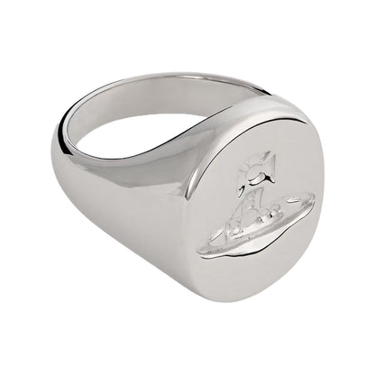 Vivienne Westwood Seal RingJewelleryVivienne WestwoodDPUS Designer Outlet8050568227007Rhodium (925)MVivienne Westwood Seal Ring