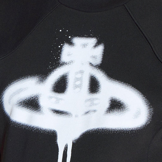 Vivienne Westwood Spray Orb Sweatshirt DressDressVivienne WestwoodDPUS Designer Outlet044369520502BlackLVivienne Westwood Spray Orb Sweatshirt Dress