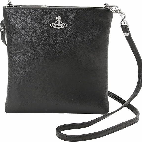 Vivienne Westwood Squire New Square Crossbody Bag in Black Vegan GrainBagsDPUS Designer OutletDPUS Designer Outlet8050889298700Vivienne Westwood Squire New Square Crossbody Bag in Black Vegan Grain