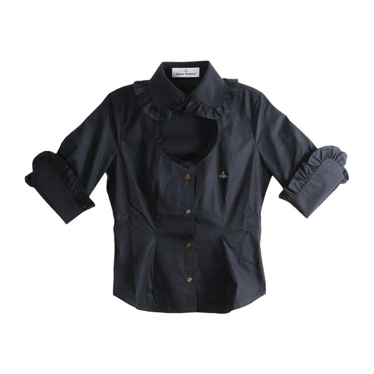 [Vivienne Westwood] SS Toulouse Frill ShirtShirtVivienne WestwoodDPUS Designer Outlet1501006I-W009Q-BLK-368053195581825Black36[Vivienne Westwood] SS Toulouse Frill Shirt