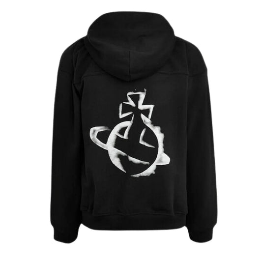 Vivienne Westwood Stencil Orb Fresh Hooded SweatshirtSweatshirtsVivienne WestwoodDPUS Designer Outlet8053195095438Black2XSVivienne Westwood Stencil Orb Fresh Hooded Sweatshirt
