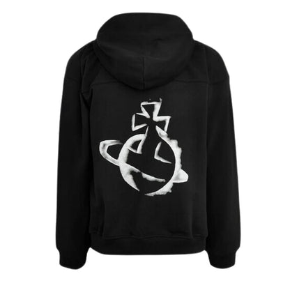 Vivienne Westwood Stencil Orb Fresh Hooded SweatshirtSweatshirtsVivienne WestwoodDPUS Designer Outlet8053195095438Black2XSVivienne Westwood Stencil Orb Fresh Hooded Sweatshirt