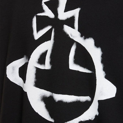 [Vivienne Westwood] Stencil Orb Raglan SweatshirtSweatshirtsVivienne WestwoodDPUS Designer Outlet8053195098088Black2XS[Vivienne Westwood] Stencil Orb Raglan Sweatshirt