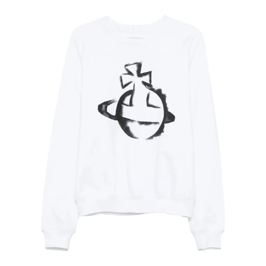[Vivienne Westwood] Stencil Orb Raglan SweatshirtSweatshirtsVivienne WestwoodDPUS Designer OutletWhite2XS[Vivienne Westwood] Stencil Orb Raglan Sweatshirt