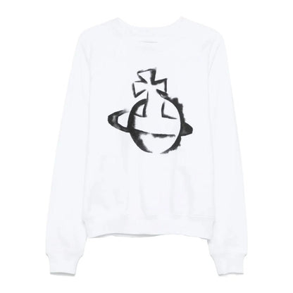 [Vivienne Westwood] Stencil Orb Raglan SweatshirtSweatshirtsVivienne WestwoodDPUS Designer OutletWhite2XS[Vivienne Westwood] Stencil Orb Raglan Sweatshirt