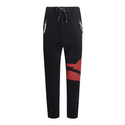 Vivienne Westwood Sunken Orb Joggers in Black/Red