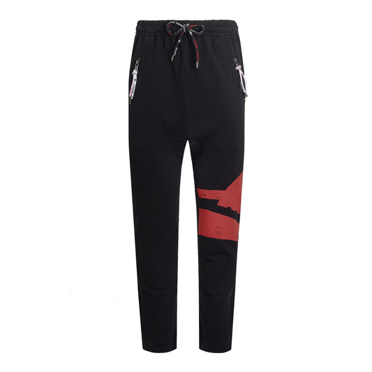 Vivienne Westwood Sunken Orb Joggers in Black/Red