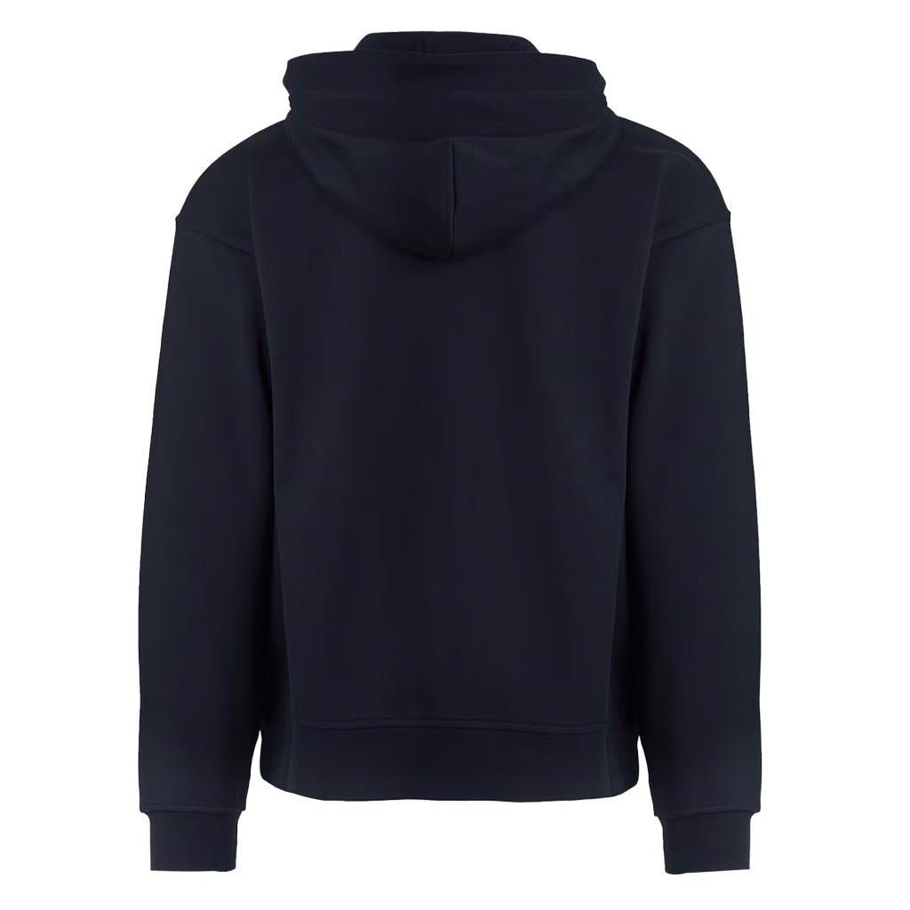 Vivienne Westwood Sunken Orb Zipped Hoodie in Navy