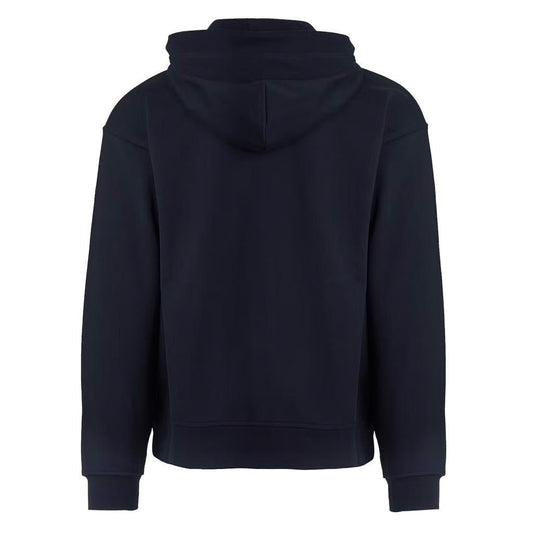 Vivienne Westwood Sunken Orb Zipped Hoodie in Navy