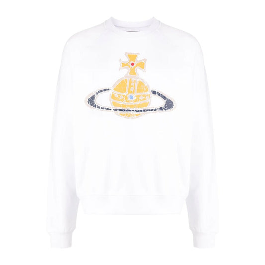 Vivienne Westwood Time Machine Cropped SweatshirtSweatshirtsVivienne WestwoodDPUS Designer Outlet044363792073WhiteMVivienne Westwood Time Machine Cropped Sweatshirt