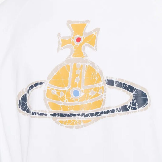 Vivienne Westwood Time Machine Cropped SweatshirtSweatshirtsVivienne WestwoodDPUS Designer Outlet044363792073WhiteMVivienne Westwood Time Machine Cropped Sweatshirt