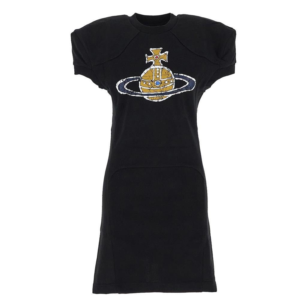Vivienne Westwood Time Machine Football Dress in Black