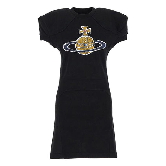 Vivienne Westwood Time Machine Football Dress in Black