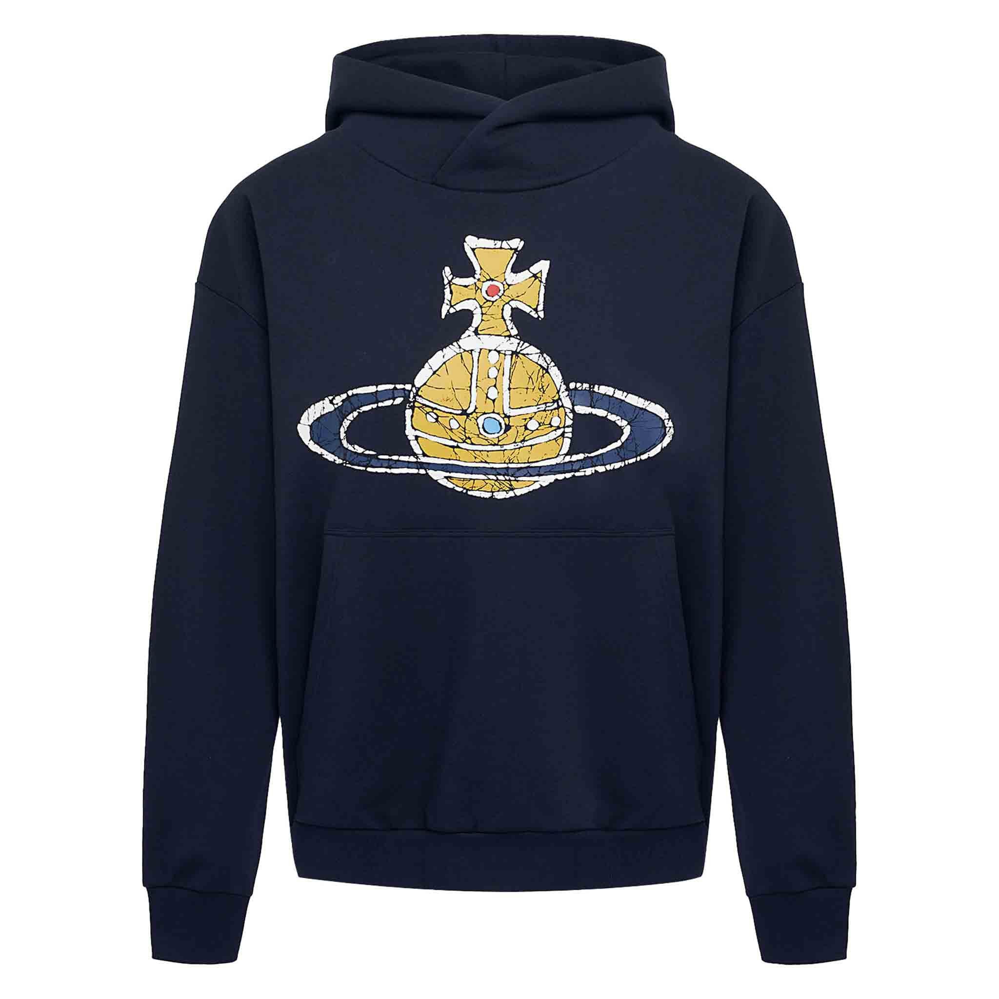 Vivienne Westwood Time Machine Pullover Hoodie in Navy