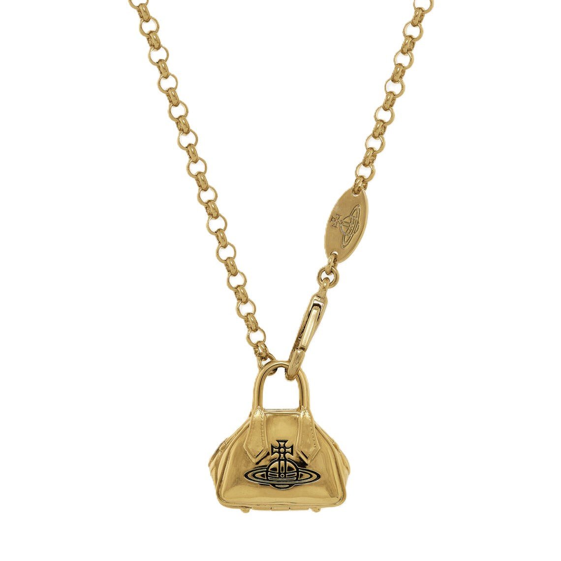 Vivienne Westwood Yasmine Long PendantJewelleryVivienne WestwoodDPUS Designer Outlet8053195458448Antique Gold/GoldVivienne Westwood Yasmine Long Pendant
