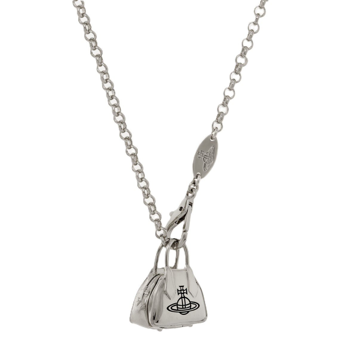 Vivienne Westwood Yasmine Long PendantJewelleryVivienne WestwoodDPUS Designer OutletAntique Platinum/PlatinumVivienne Westwood Yasmine Long Pendant
