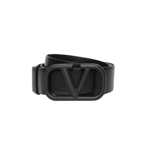 Valentino Logo Calfskin Belt for Men 40mm