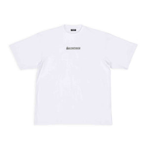Product Description: Stay stylish and comfortable with this mesh T-shirt from Balenciaga. The breathable mesh material is perfect for warm weather, and the stretch blend ensures a comfortable fit. The relaxed silhouette and ribbed neckline give it a laid-back, casual vibe, while the logo on the front adds a touch of brand recognition. Whether you're hitting the beach or running errands, this T-shirt is sure to become a go-to in your wardrobe.
