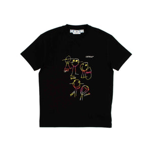 OFF-WHITE Womens Kids Arrows Casual Tee in Black