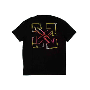 OFF-WHITE Womens Kids Arrows Casual Tee in Black