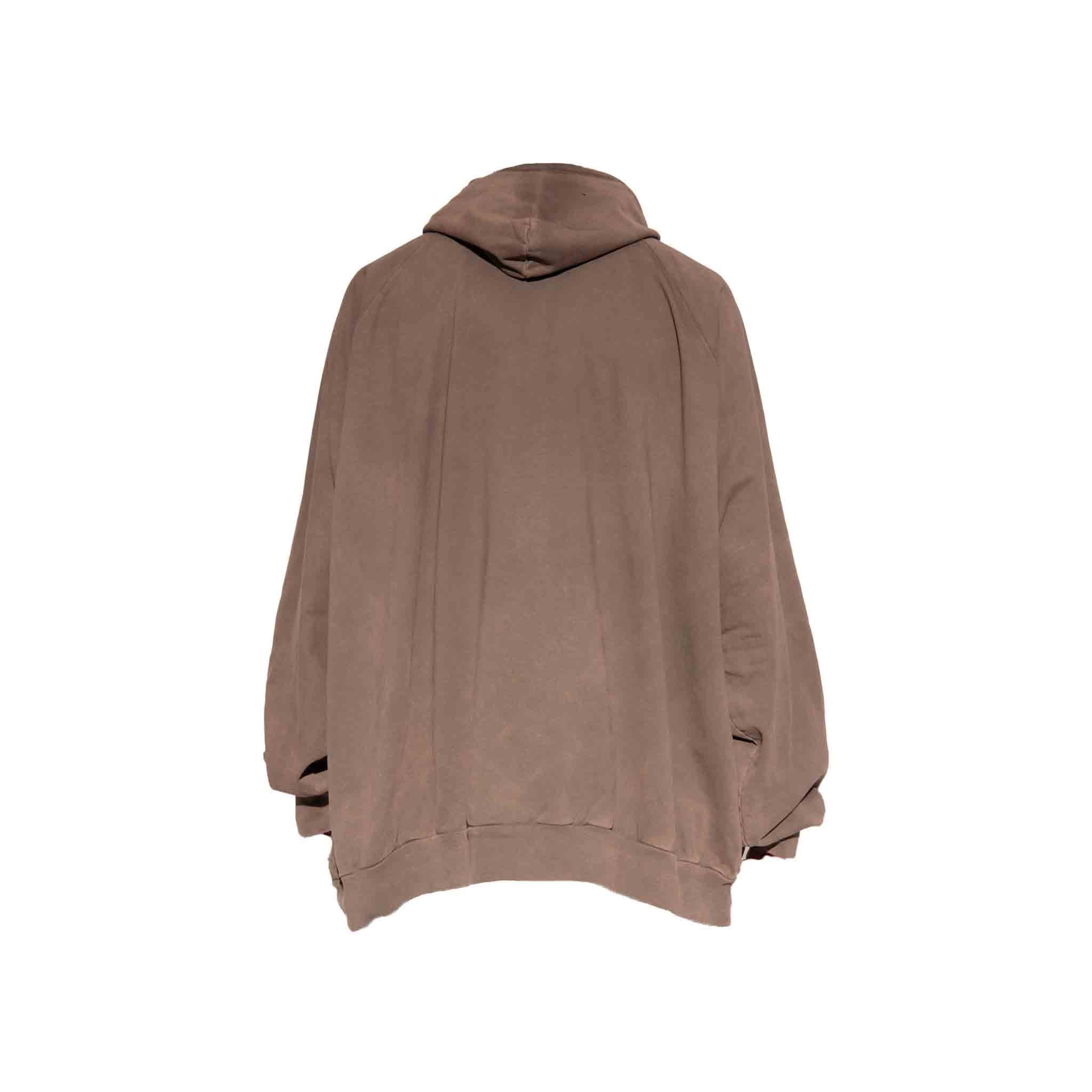 Balenciaga Hoodie With Logo in Brown for Men  Lyst