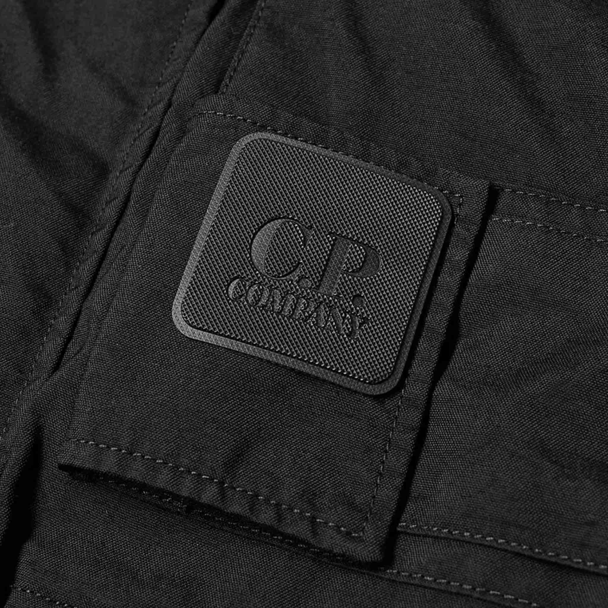C.P. Company Rubber Patch Utility Jacket - Black on Garmentory