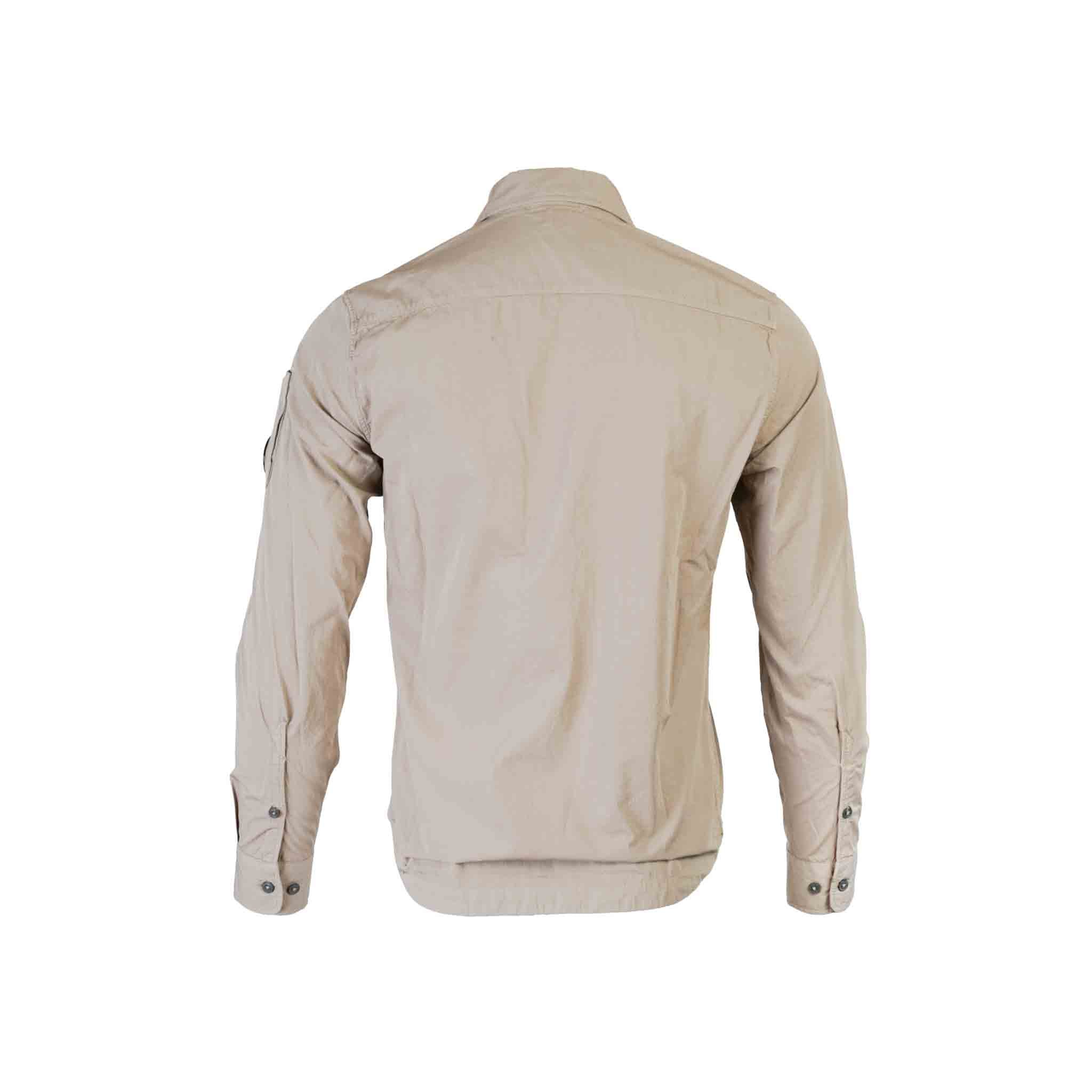 C.P. Company Rip Stop Pocket Shirt in Cobblestone