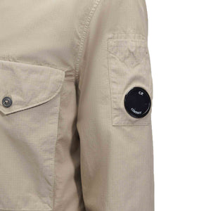 C.P. Company Rip Stop Pocket Shirt in Cobblestone