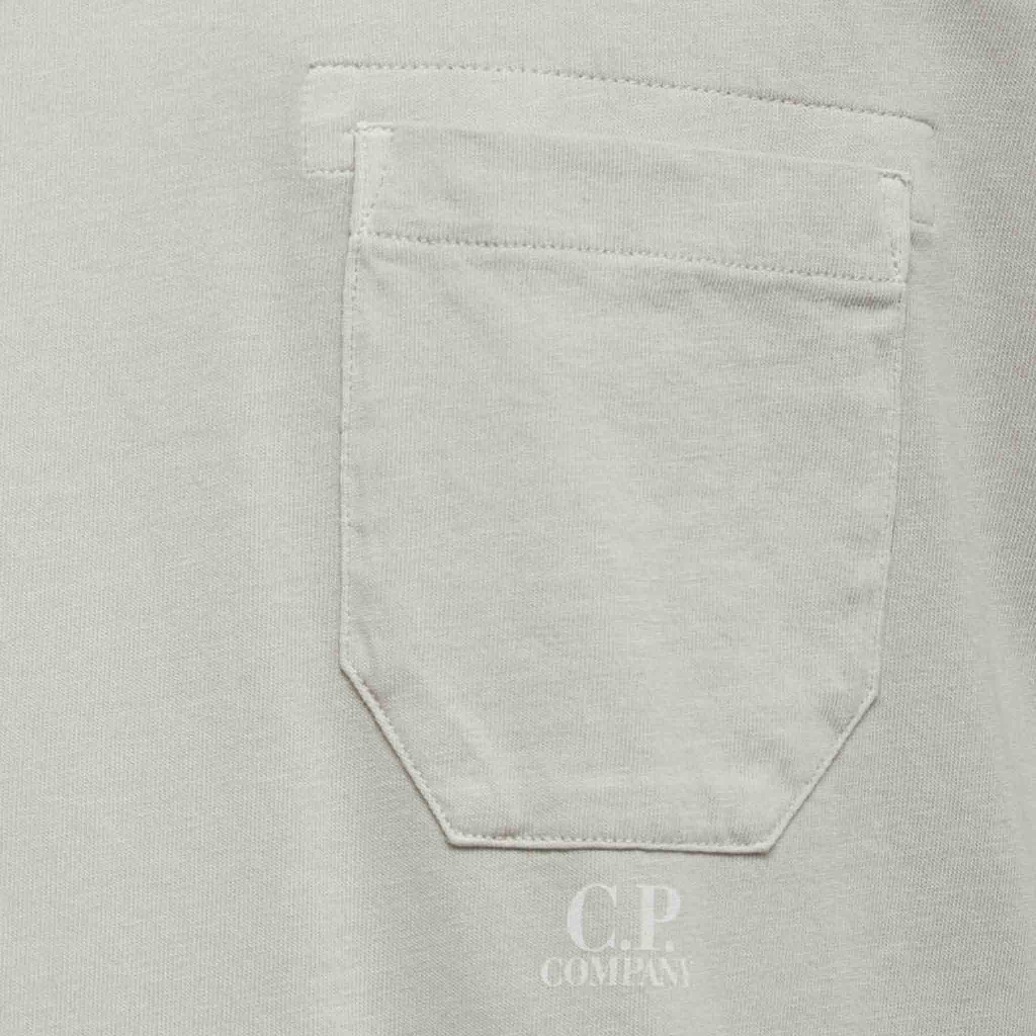 C.P. Company 24/1 Jersey Pocket T-shirt in Flint Grey