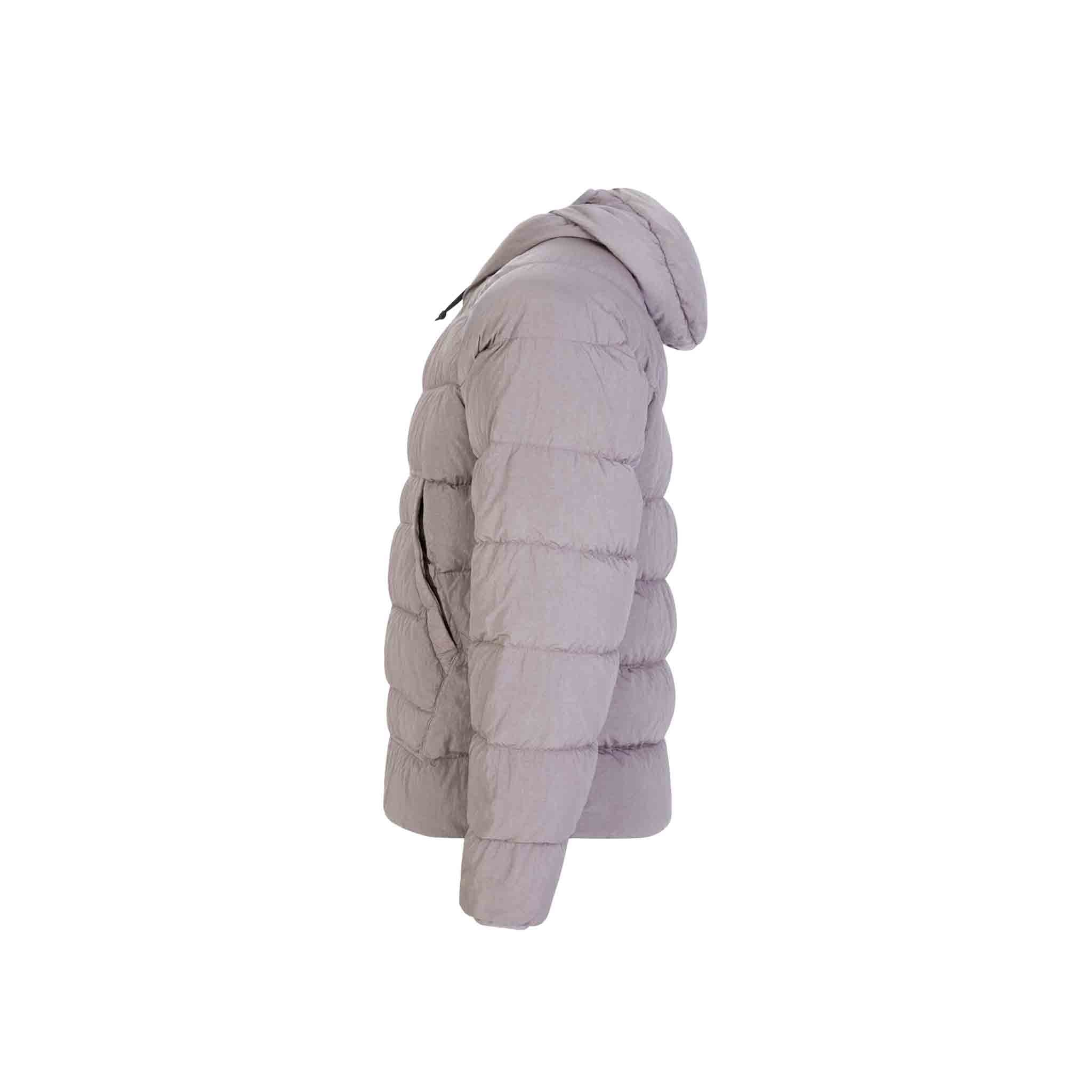 C.P Company Eco-Chrome R Goggle Down Goggle Jacket In Metal Grey