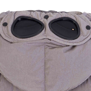 C.P Company Eco-Chrome R Goggle Down Goggle Jacket In Metal Grey