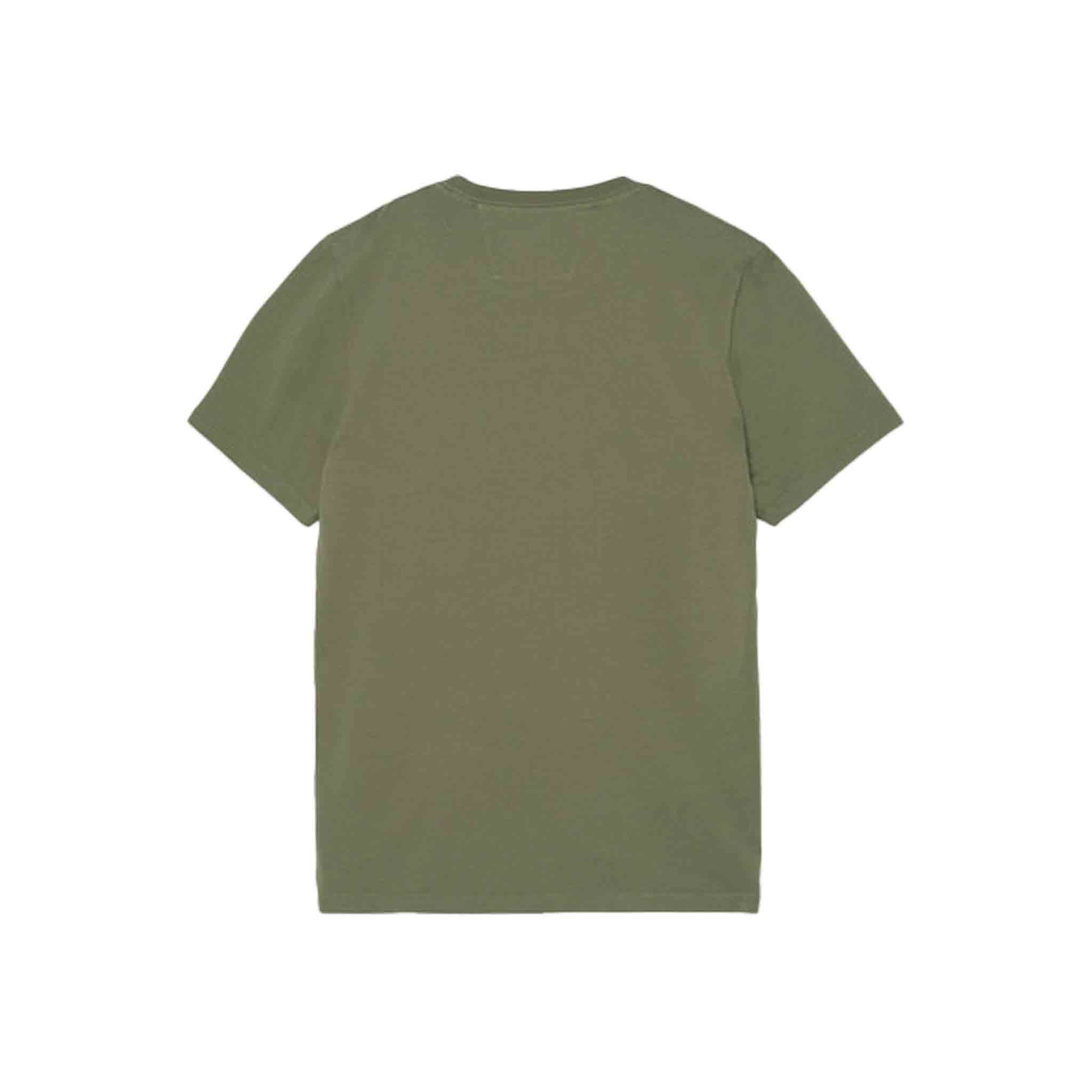 C.P. Company 30/1 Jersey Large Logo T-shirt in Bronze Green