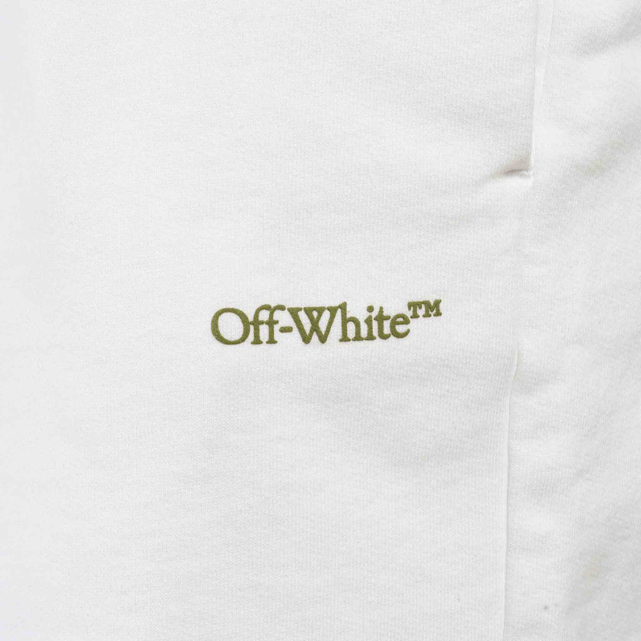OFF-WHITE Splash Arrow Skate Sweatshorts in White