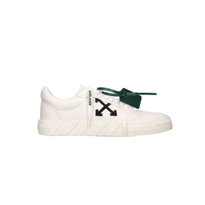 OFF-WHITE Womens Low Vulcanized Canvas in White\black